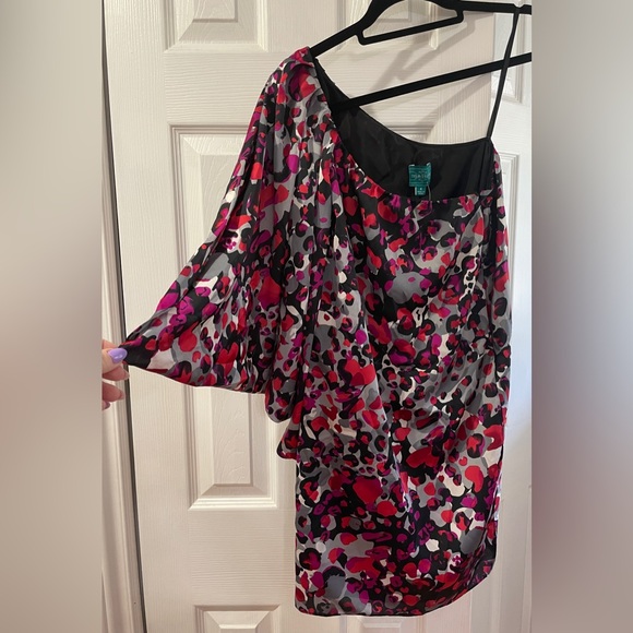 NWT One Shoulder Dress - Picture 2 of 5